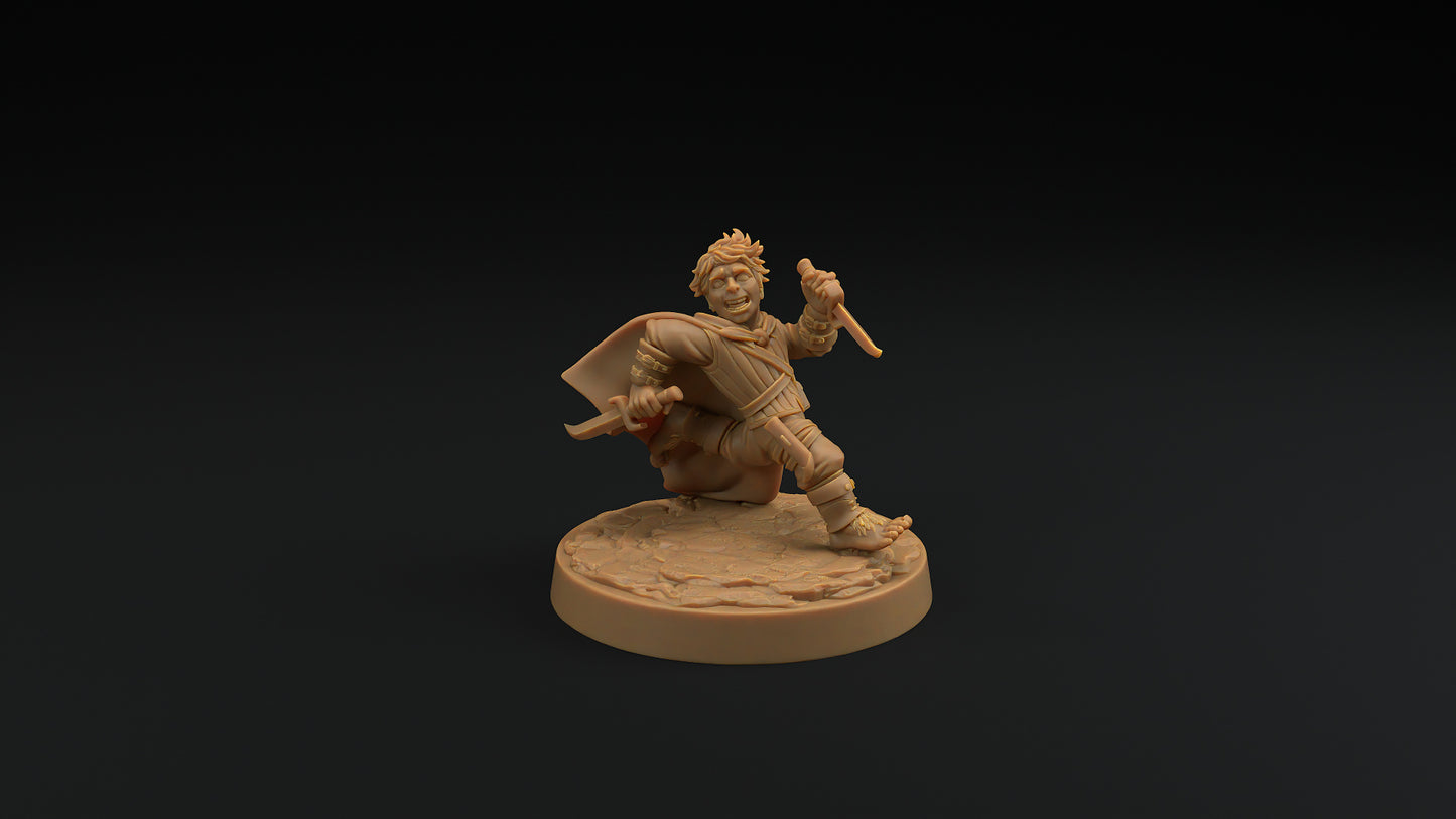 Quinkin, Halfling Rogue,   32mm, 53mm o 75mm
