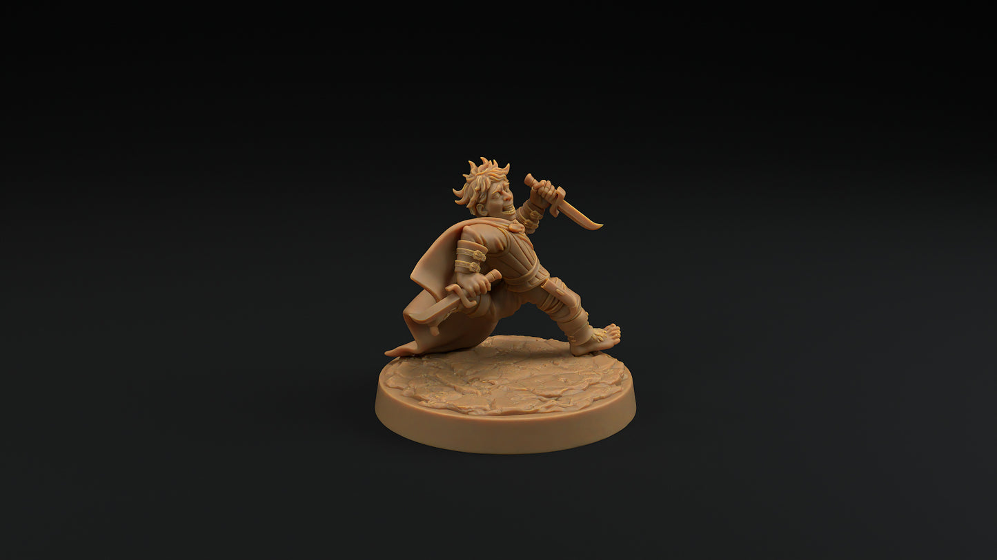 Quinkin, Halfling Rogue,   32mm, 53mm o 75mm